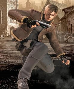 Resident Evil 4 Leon Kennedy Diamond Paintings