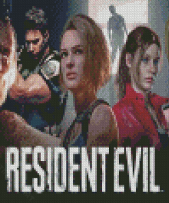 Resindent Evil Game Diamond Paintings