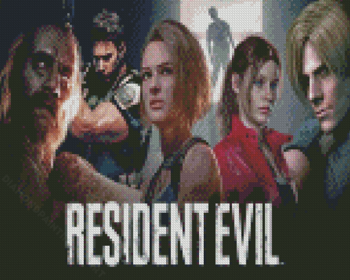 Resindent Evil Game Diamond Paintings