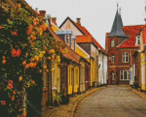 Ribe Town Diamond Paintings