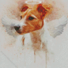 Russell Terrier Dog Angel Diamond Paintings