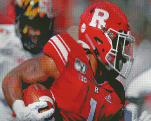 Rutgers Scarlet Knights Football Team Player Diamond Paintings