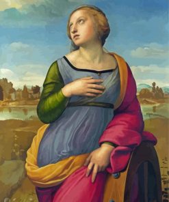 Saint Catherine Of Alexandria Raphael Diamond Paintings