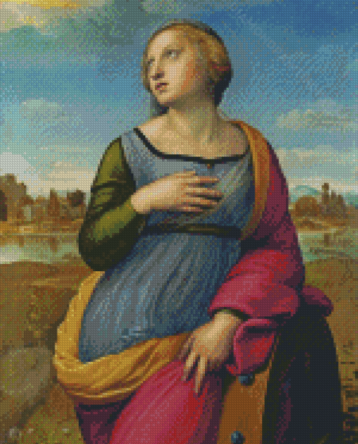 Saint Catherine Of Alexandria Raphael Diamond Paintings