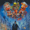 Scrooge Christmas Carol Muppets Diamond Paintings