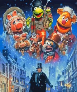 Scrooge Christmas Carol Muppets Diamond Paintings