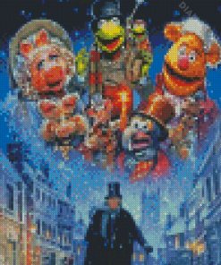 Scrooge Christmas Carol Muppets Diamond Paintings