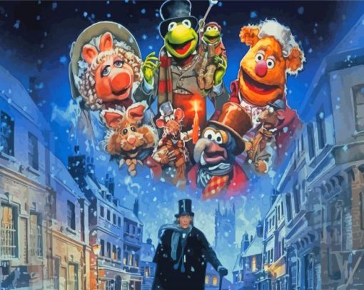 Scrooge Christmas Carol Muppets Diamond Paintings