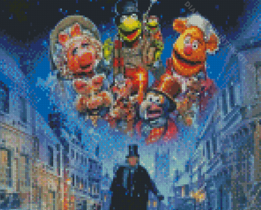 Scrooge Christmas Carol Muppets Diamond Paintings