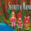 Secret Of Mana Poster Diamond Paintings