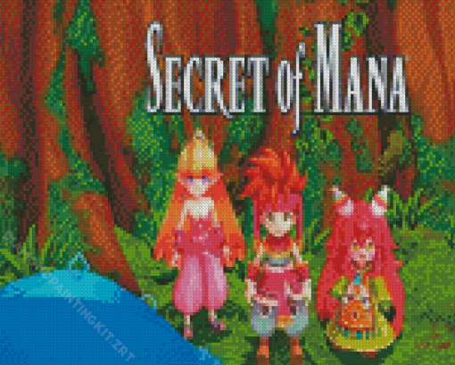 Secret Of Mana Poster Diamond Paintings