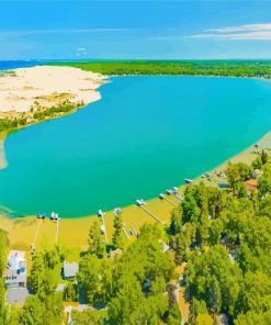 Silver Lake Michigan USA Diamond Paintings