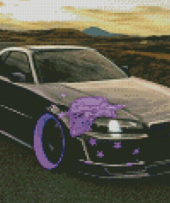 Skyline Car Diamond Paintings