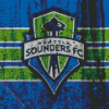 Soccer Seattle Sounders FC Logo Diamond Paintings