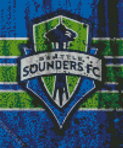 Soccer Seattle Sounders FC Logo Diamond Paintings