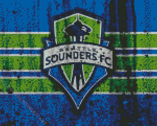 Soccer Seattle Sounders FC Logo Diamond Paintings