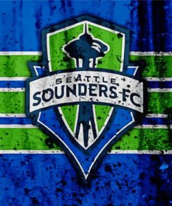 Soccer Seattle Sounders FC Logo Diamond Paintings