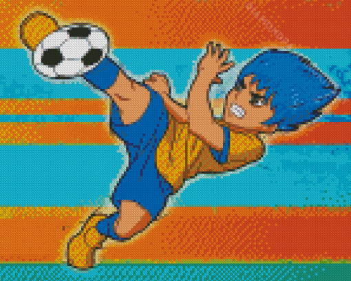 Soccer Heroes Cartoon Diamond Paintings