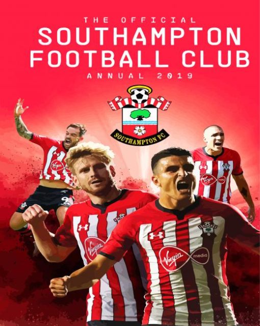 Southampton Football Poster Diamond Paintings