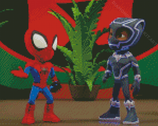 Spidey And His Amazing Friends Animation Diamond Paintings