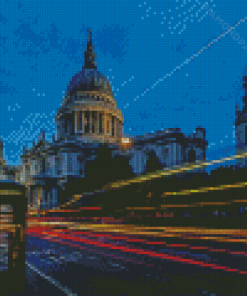 St Pauls Cathedral At Night Diamond Paintings