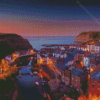 Staithes Village Sunset Diamond Paintings