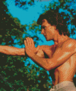 Strong Patrick Swayze Diamond Paintings