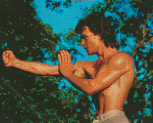 Strong Patrick Swayze Diamond Paintings