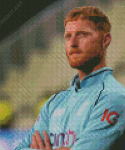 The Cricketer Ben Stokes Diamond Paintings