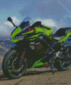 The Kawasaki Ninja Motorcycle Diamond Paintings