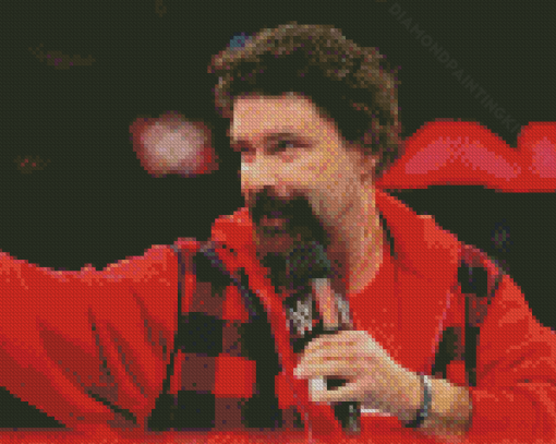 The Retired Professional Wrestler Mick Foley Diamond Paintings