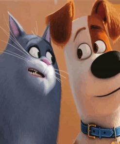 The Secret Life Of Pets Dog And Cat Characters Diamond Paintings