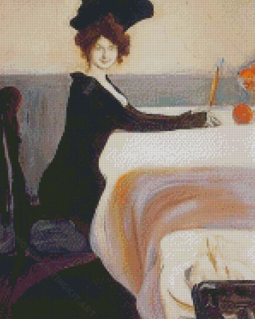 The Supper By Leon Bakst Diamond Paintings