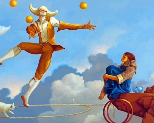 The Juggler Art Diamond Paintings