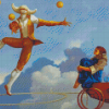 The Juggler Art Diamond Paintings