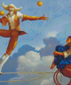 The Juggler Art Diamond Paintings