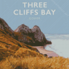 Three Cliffs Bay Poster Diamond Paintings