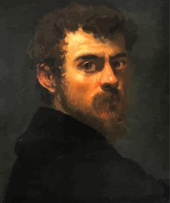 Tintoretto Portrait Of Nicolaus Padavinus Diamond Paintings