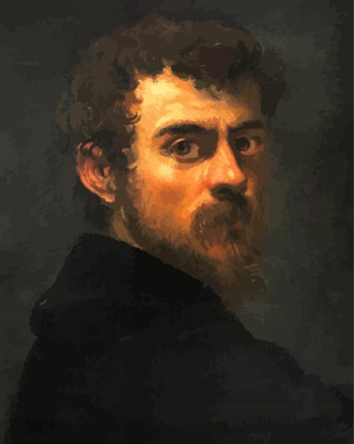 Tintoretto Portrait Of Nicolaus Padavinus Diamond Paintings