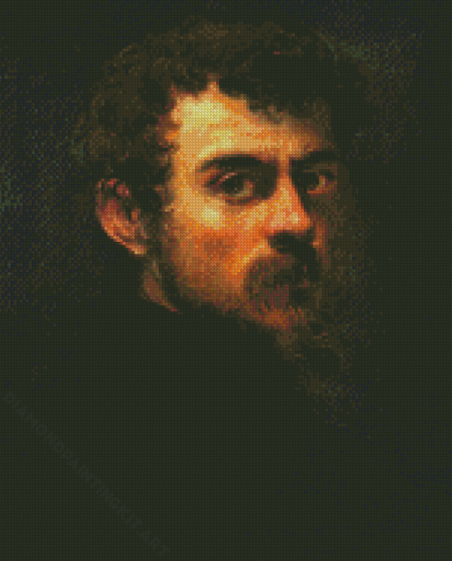 Tintoretto Portrait Of Nicolaus Padavinus Diamond Paintings