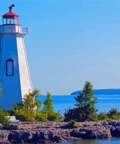 Tobermory Lighthouse Diamond Paintings