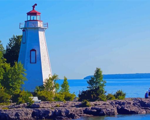 Tobermory Lighthouse Diamond Paintings