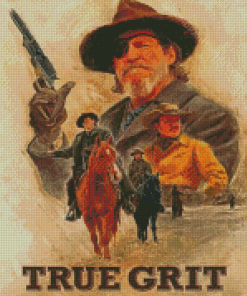 True Grit American Western Film Diamond Paintings