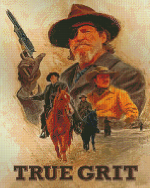 True Grit American Western Film Diamond Paintings