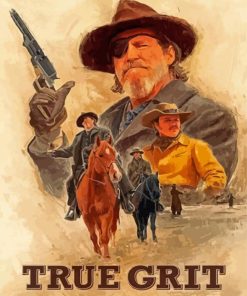 True Grit American Western Film Diamond Paintings