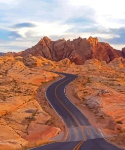 Valley Of Fire Nevada Landscape Diamond Paintings