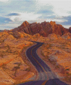 Valley Of Fire Nevada Landscape Diamond Paintings