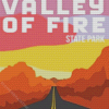 Welcome To Valley Of Fire State Park Poster Diamond Paintings