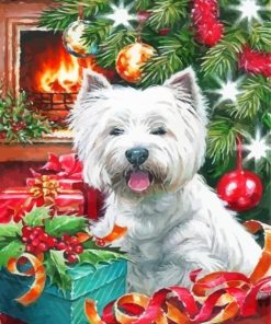 Westie Christmas Diamond Paintings