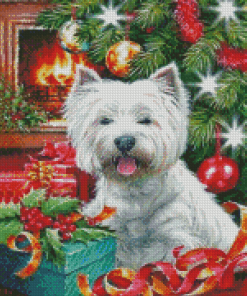 Westie Christmas Diamond Paintings